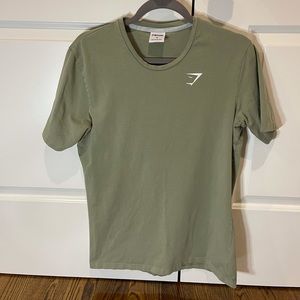 Olive gymshark tee